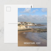 Stranden bij Broadstairs in Kent Briefkaart (Voorkant / Achterkant)