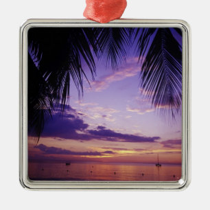 Stranden bij Negril, Jamaica 2 Metalen Ornament