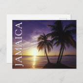 Stranden bij Negril Jamaica Briefkaart (Voorkant / Achterkant)