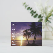 Stranden bij Negril Jamaica Briefkaart (Staand voorkant)