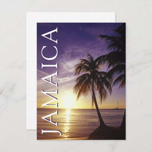 Stranden bij Negril Jamaica | Dank u Briefkaart (Voorkant / Achterkant)