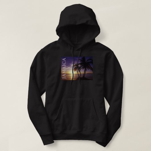 Stranden bij Negril Jamaica Hoodie (Design voorkant)