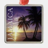 Stranden bij Negril Jamaica Metalen Ornament (Voorkant)