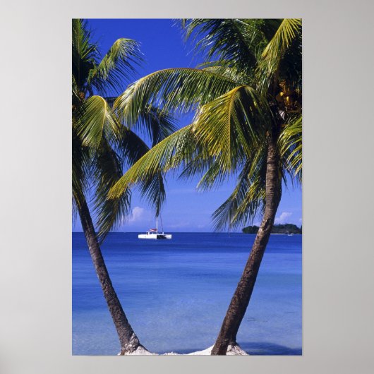 Stranden bij Negril, Jamaica Poster (Voorkant)