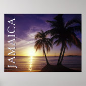Stranden bij Negril Jamaica Poster (Voorkant)