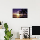 Stranden bij Negril, Jamaica Poster (Thuiskantoor)