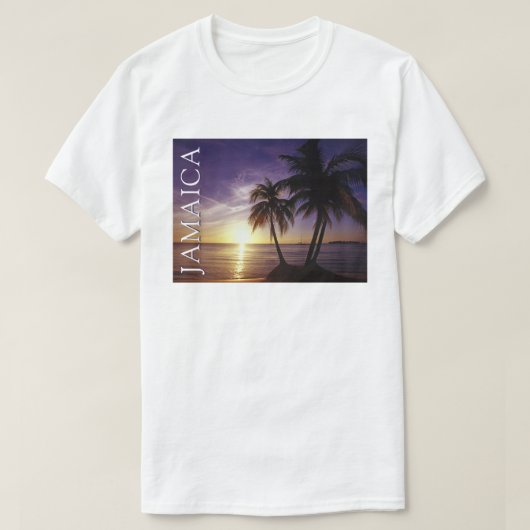Stranden bij Negril Jamaica T-shirt (Design voorkant)