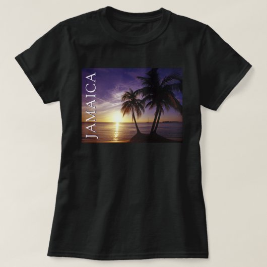 Stranden bij Negril Jamaica T-shirt (Design voorkant)