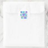 Stranden Bonfires Besties Ronde Sticker (Tas)