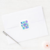 Stranden Bonfires Besties Ronde Sticker (Envelop)