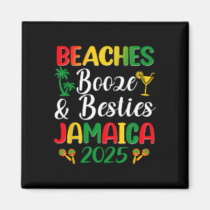 Stranden Booze Besties Bachelorette Jamaica Meisje Magneet