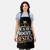 Stranden Booze & Besties Kokosnoot Zomer Schort (Gedragen)