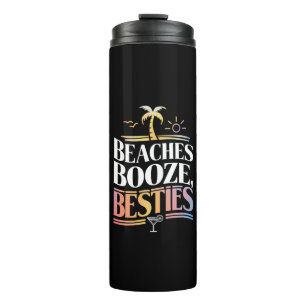 Stranden Booze & Besties Kokosnoot Zomer Thermosbeker