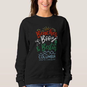 Stranden Booze en Besties Columbia Summer South CA Trui