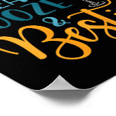 Stranden Booze en Besties Funny Beach Lover Zomer Poster (Hoek)