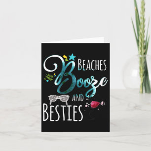 Stranden Booze en Besties Girls Trip Vrouwen Kaart