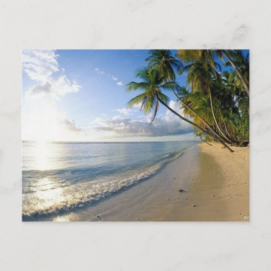 stranden briefkaart (Voorkant)