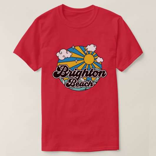 Stranden Brighton Beach T-shirt (Design voorkant)