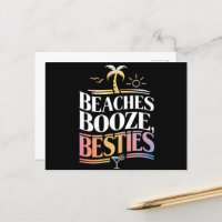 Stranden Drank & Beste Vrienden Kokospalm Zomer