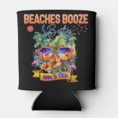 Stranden, drank, en beste groepsmatching blikjeskoeler (Achterkant)