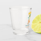 Stranden Drank Vriendinnen Op Maat Bruidsfeestje Shot Glas (Links)