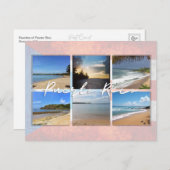 Stranden in Puerto Rico Briefkaart (Voorkant / Achterkant)