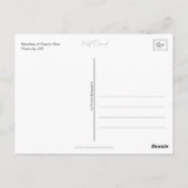 Stranden in Puerto Rico Briefkaart (Achterkant)