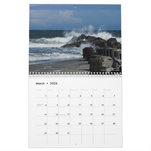 Stranden Kalender (Mar 2026)
