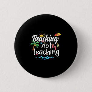 Stranden Niet Onderwijzen Zomer Vakantie Break Doc Ronde Button 5,7 Cm