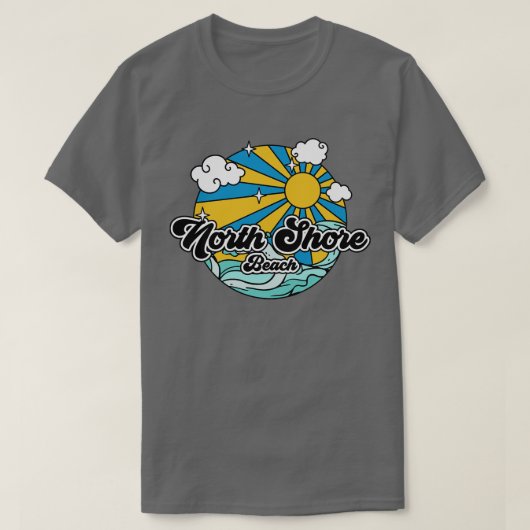 Stranden North Shore Beach T-shirt (Design voorkant)