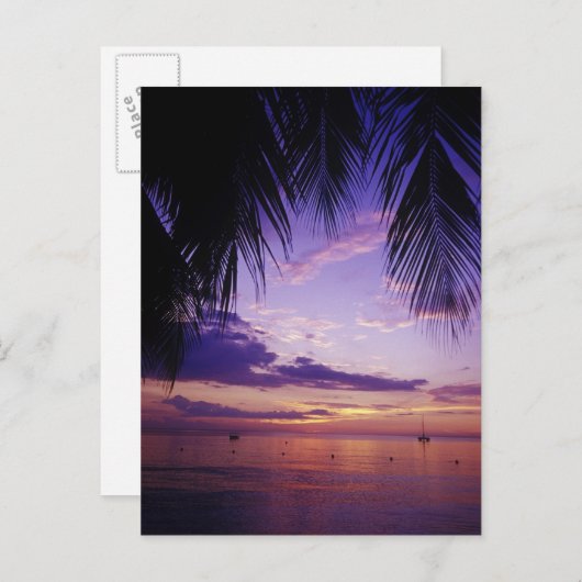 stranden op Negril, Jamaica 2 Briefkaart (Voorkant / Achterkant)