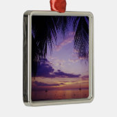 stranden op Negril, Jamaica 2 Metalen Ornament (Rechts)