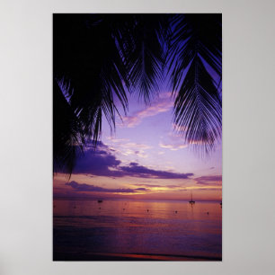 stranden op Negril, Jamaica 2 Poster