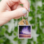 stranden op Negril, Jamaica 2 Sleutelhanger (Hand)