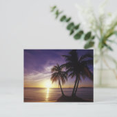 stranden op Negril, Jamaica 3 Briefkaart (Staand voorkant)