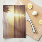 stranden op Negril, Jamaica 3 Theedoek (Quarter Fold)