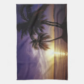 stranden op Negril, Jamaica 3 Theedoek (Verticaal)