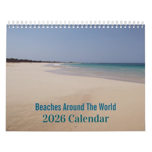 Stranden Rond de Wereld 2026 Kalender (Hoes)