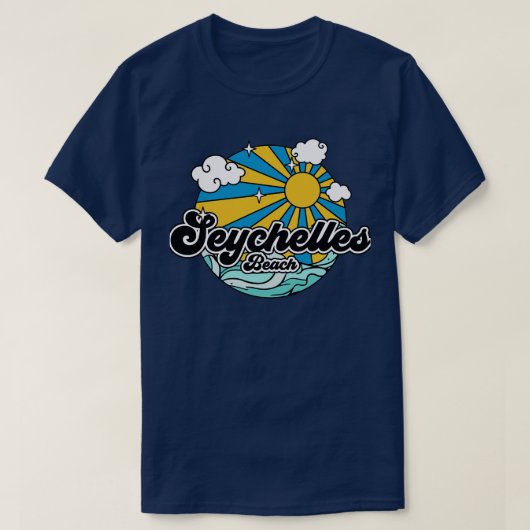 Stranden Seychellen Strand T-shirt (Design voorkant)