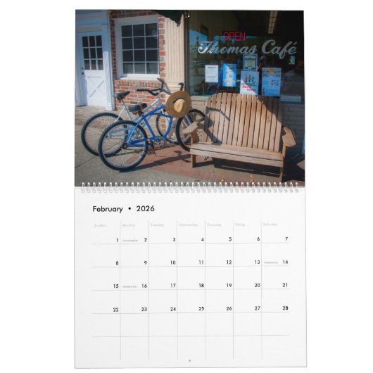 Stranden & Strandsteden Kalender (Feb 2026)