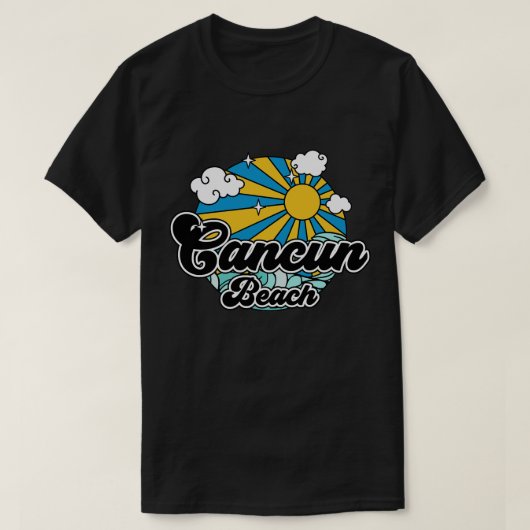 Stranden van Cancun Beach T-shirt (Design voorkant)