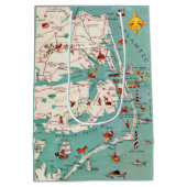 Stranden van de Outer Banks Medium Cadeauzakje (Achterkant)