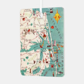 Stranden van de Outer Banks Metalen Ornament (Voorkant links)