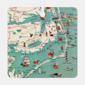 Stranden van de Outer Banks Metalen Ornament (Achterkant)