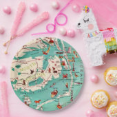 Stranden van de Outer Banks Papieren Bordje (Feest)