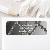 Stranden van het Etiket van het Adres van de Terug (Insitu)