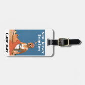 Stranden van New Jersey ~ Cape May Bagagelabel (Voorkant horizontaal)