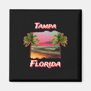 Stranden van Tampa Florida Magneet