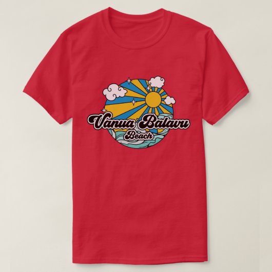 Stranden Vanua Balavu Beach T-shirt (Design voorkant)