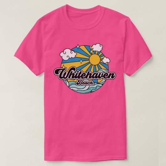 Stranden Whitehaven Beach T-shirt (Design voorkant)